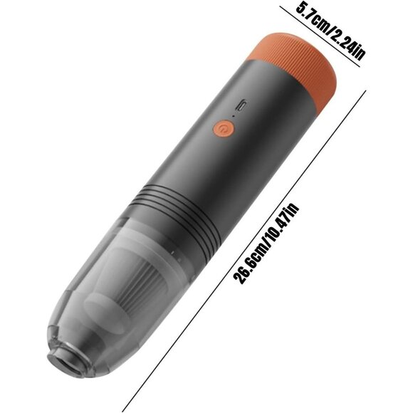 Car Vacuum Cleaner Cordless, Powerful Suction 9000PA,USB-C Fast Charging, Vacuum - Picture 3 of 6